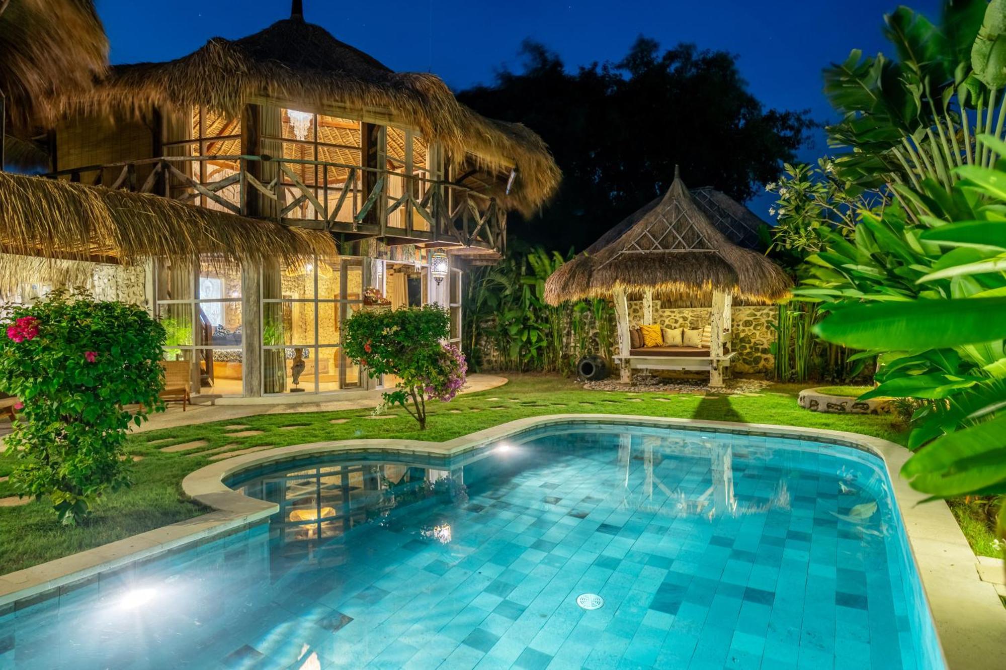 Balangan Beach Villa Idaman Bungalows Jimbaran Exterior foto