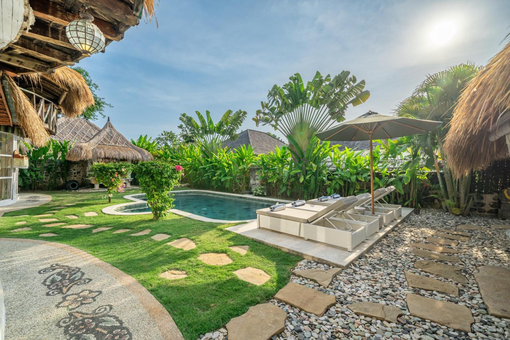 Balangan Beach Villa Idaman Bungalows Jimbaran Exterior foto